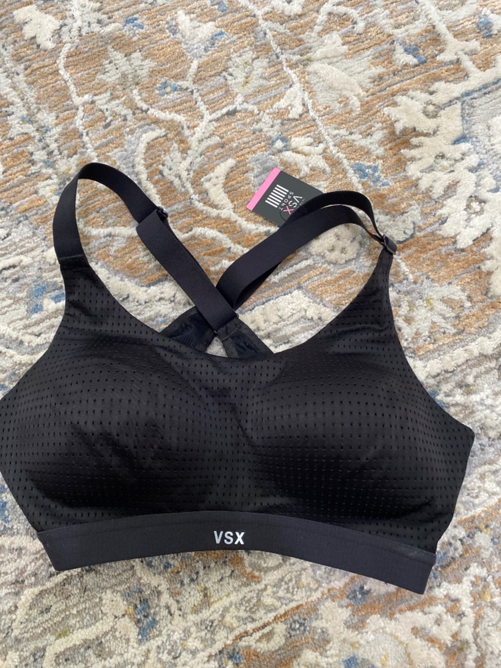 Victoria’s Secret VSX featherweight sport bra NWT 34b black, womens bra - Picture 3 of 4